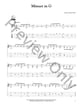 Minuet in G Guitar and Fretted sheet music cover